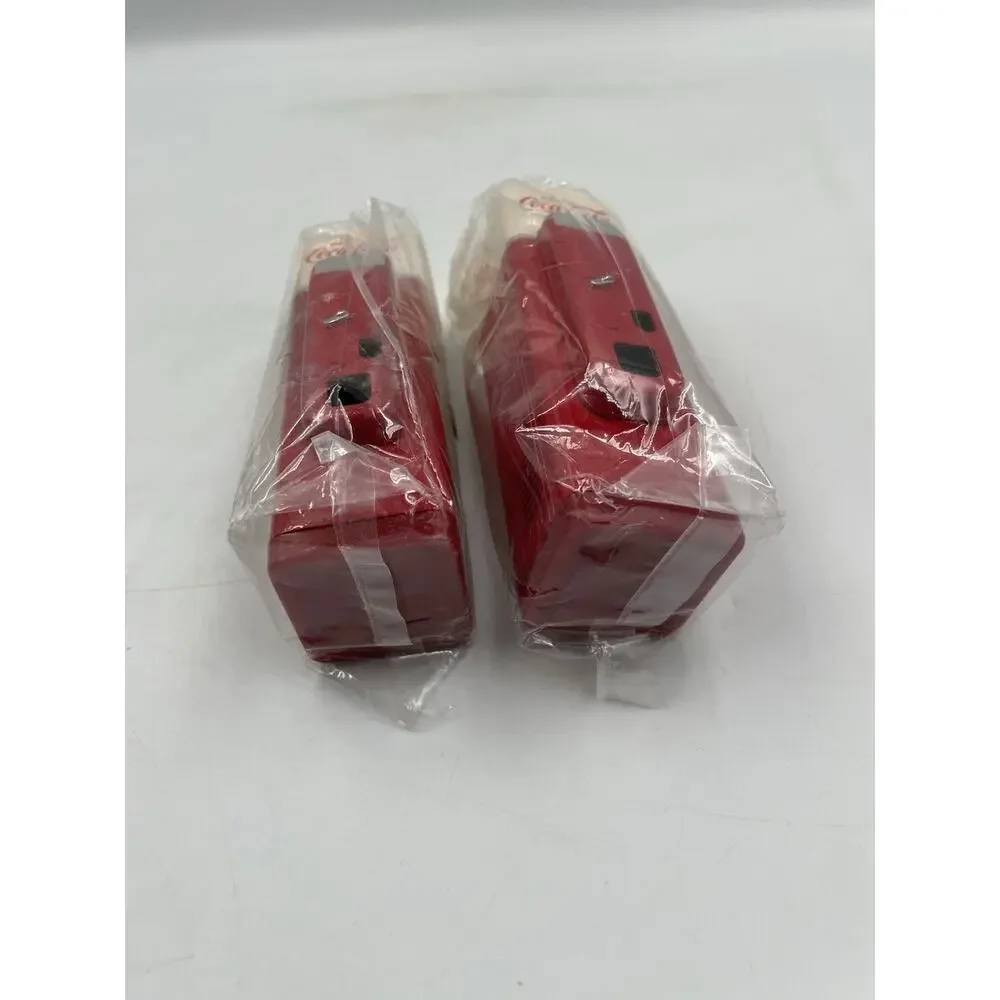 Vintage Coca Cola Red And White Gas Pump Salt And Pepper Shaker